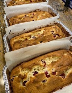 Delightful Cream Cheese Cranberry Bread