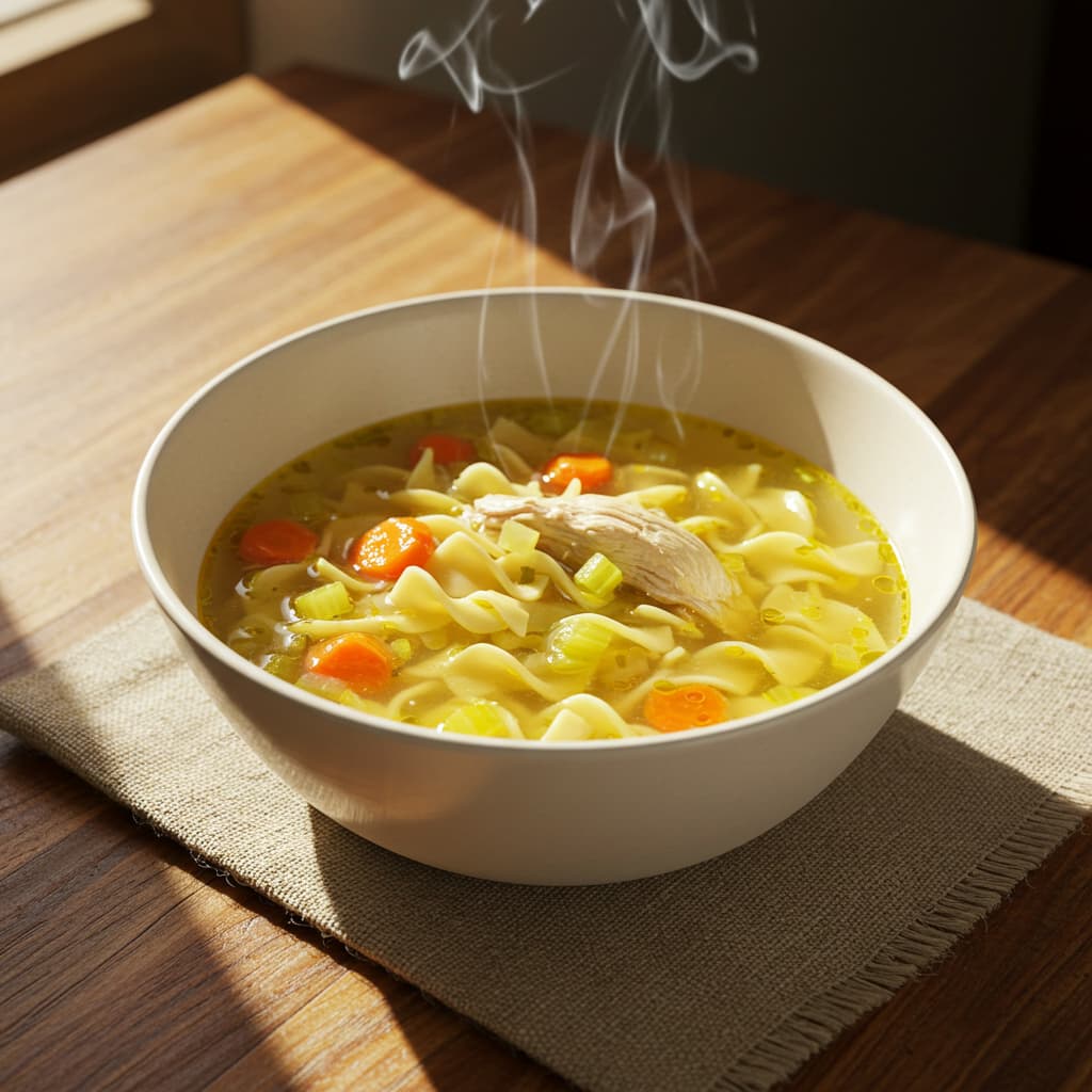 How to Make a Classic Chicken Noodle Soup Recipe Fast
