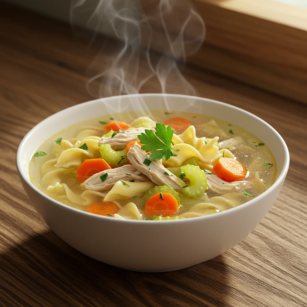 How to Make a Classic Chicken Noodle Soup Recipe Fast