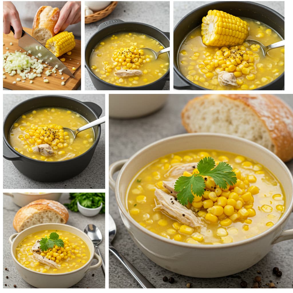 How to Make a Comforting Chicken Corn Soup Recipe Fast