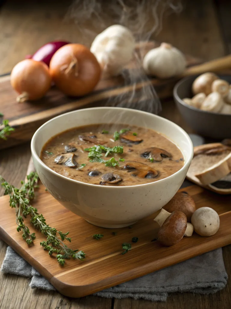 mushroom soup recipe
