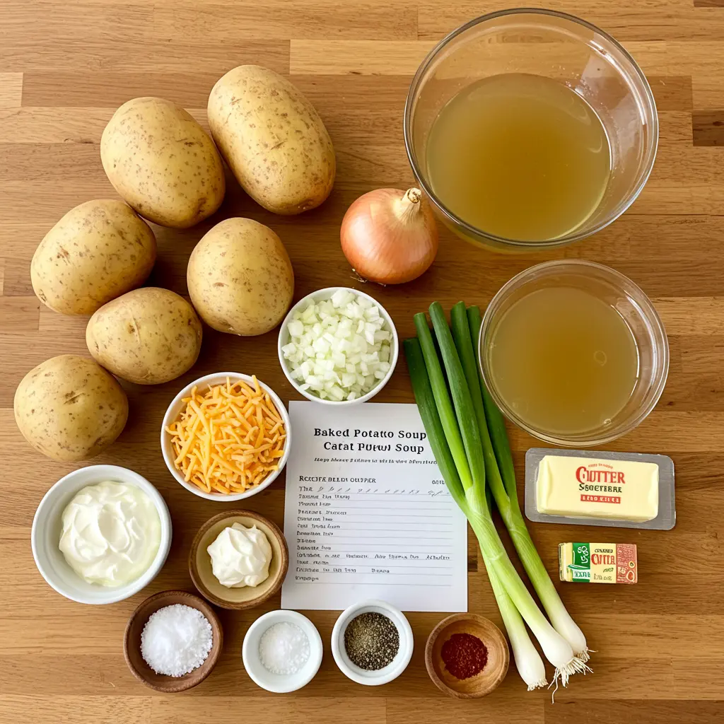 Baked Potato Soup Recipe