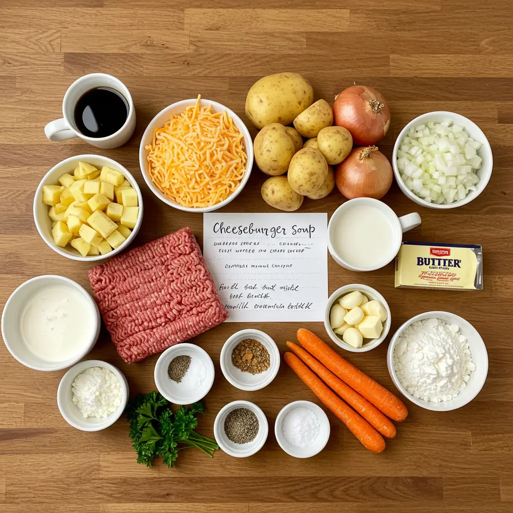 Cheeseburger Soup Recipe