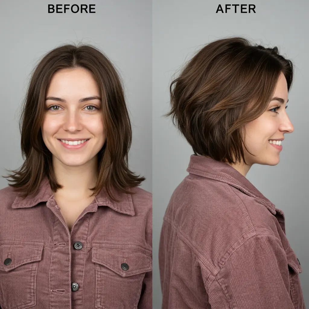 A-Line Bob with Subtle Highlights
