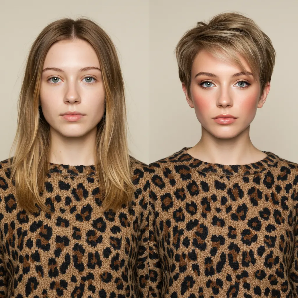 Wispy Thin Bangs on a Pixie Cut