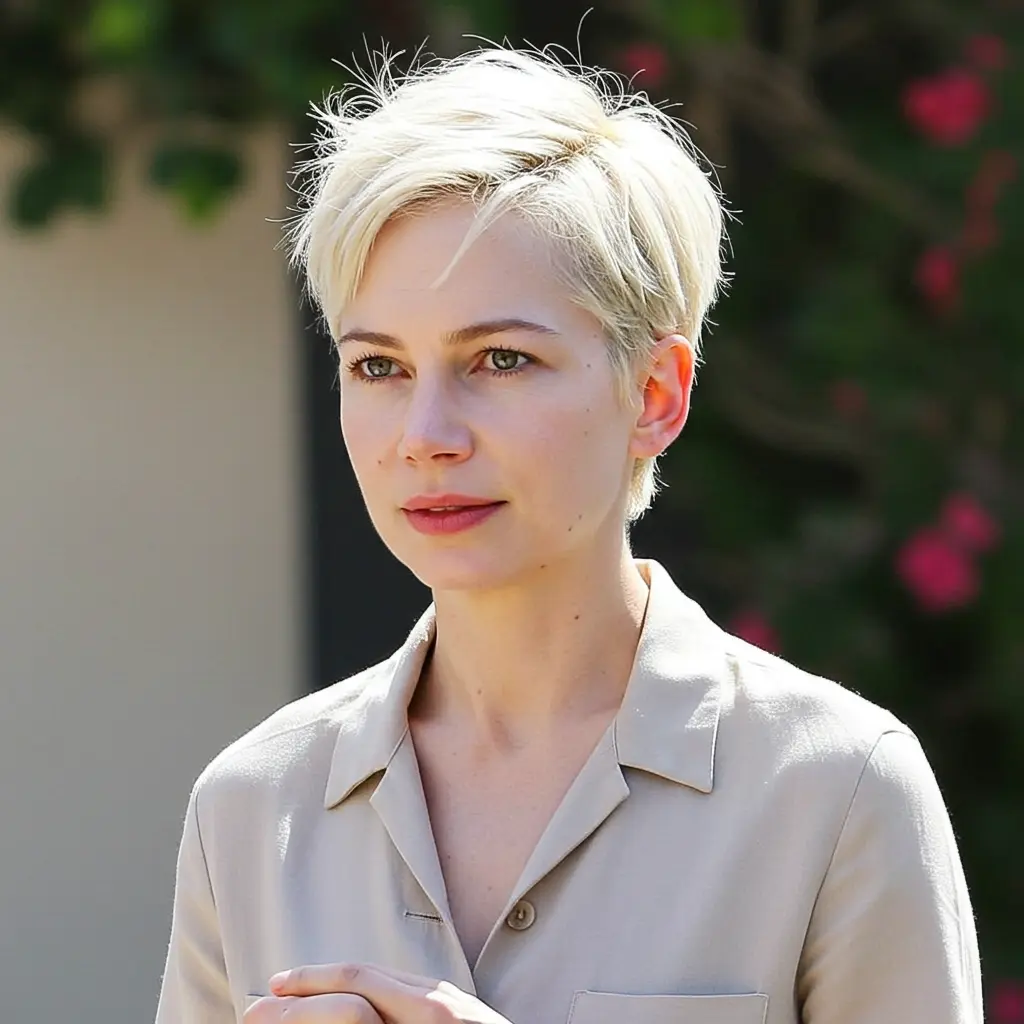Michelle Williams' Pixie Haircut