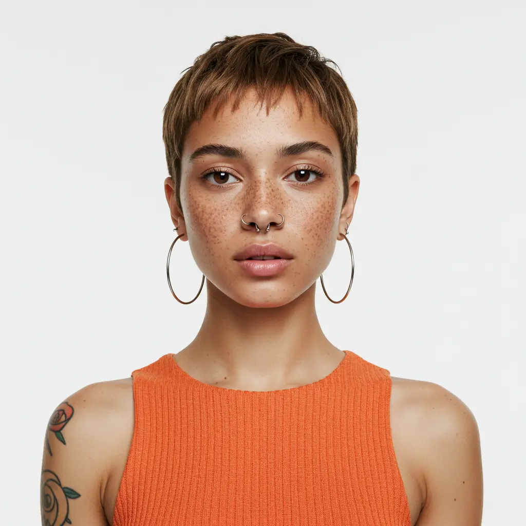 Pixie Cut for Paper-Straight Hair