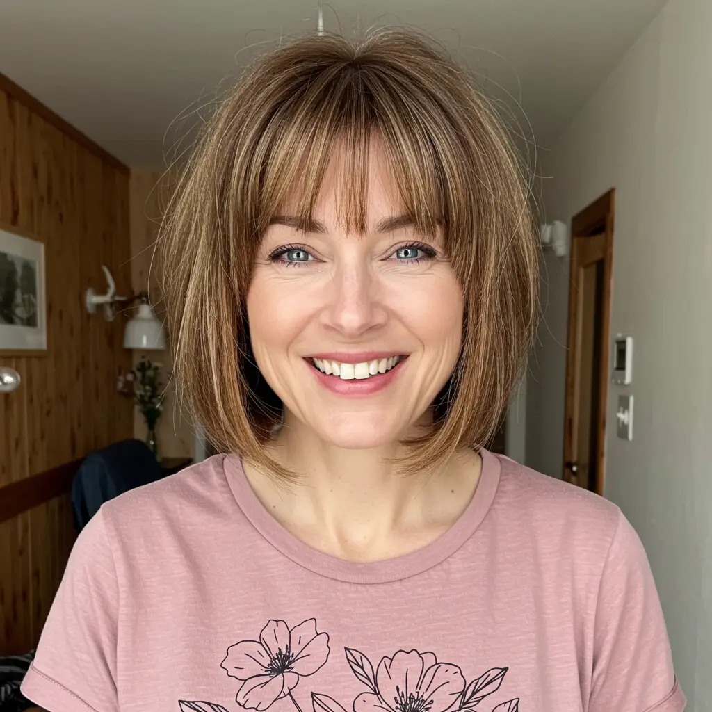 #11 Short to Medium Crop With Full Bangs