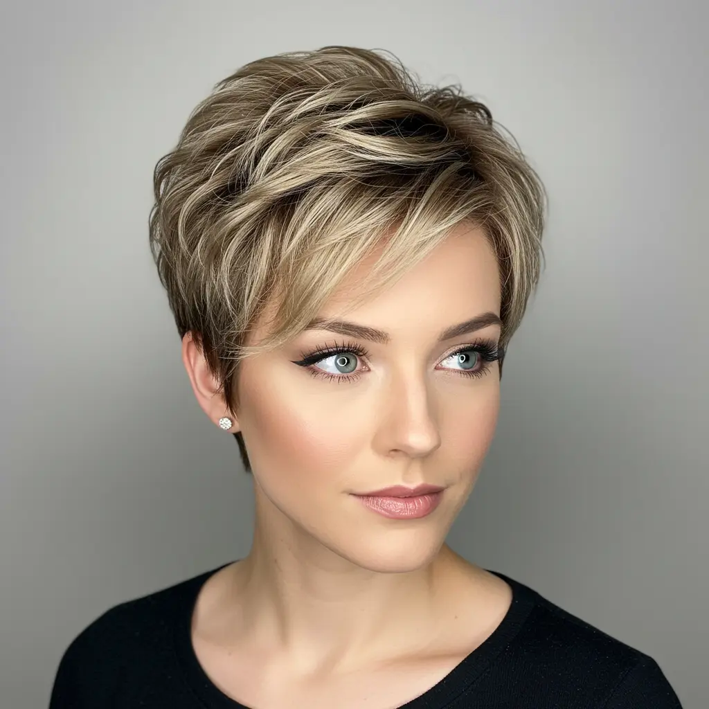 Layered Pixie Hairstyle