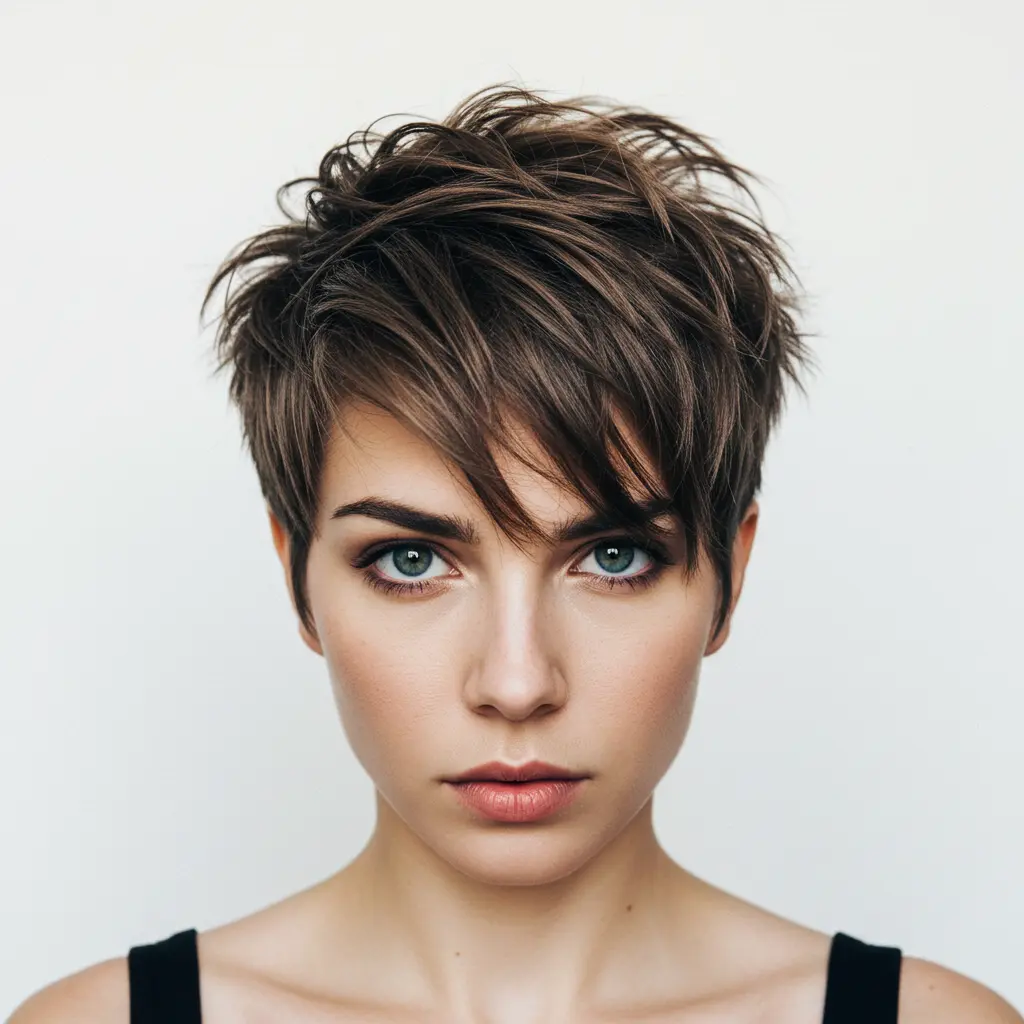 Very Short Messy Pixie