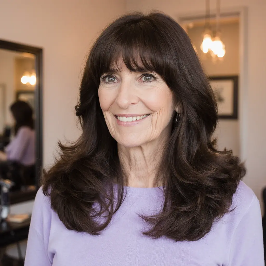 #3 Butterfly Bangs with Layers