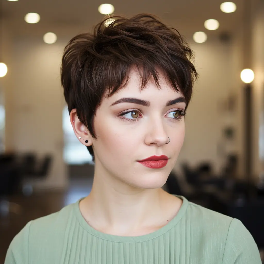 Low Maintenance Textured Pixie Cut