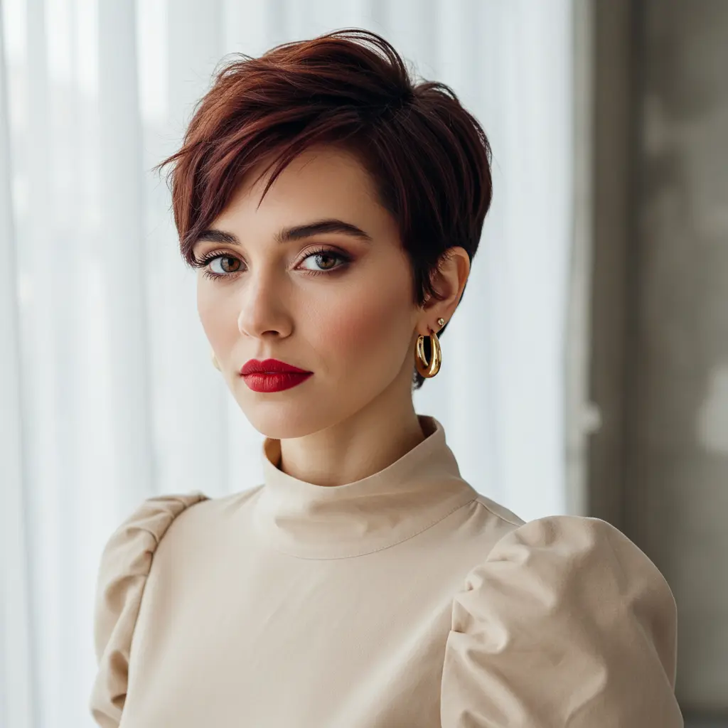 #3 Feminine French Pixie Haircut With Soft Edges