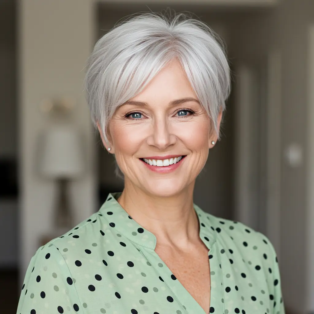 Wispy Pixie Cut for Fine Straight Hair