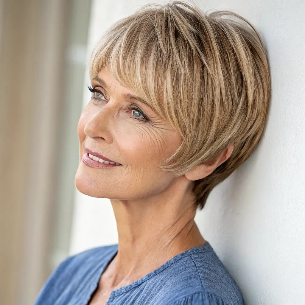 Pixie Cut for Thinning Straight Hair