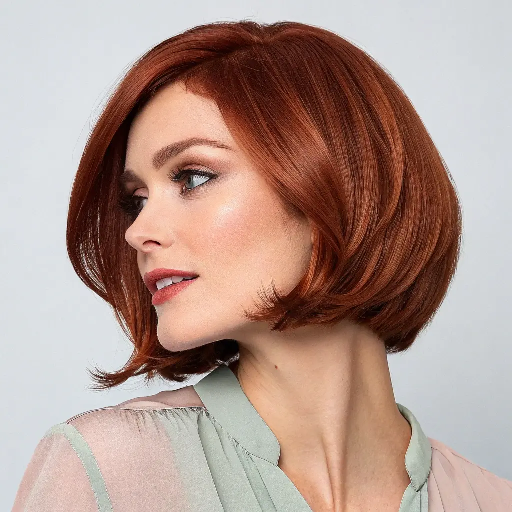 Medium Inverted Bob With Subtle Shape