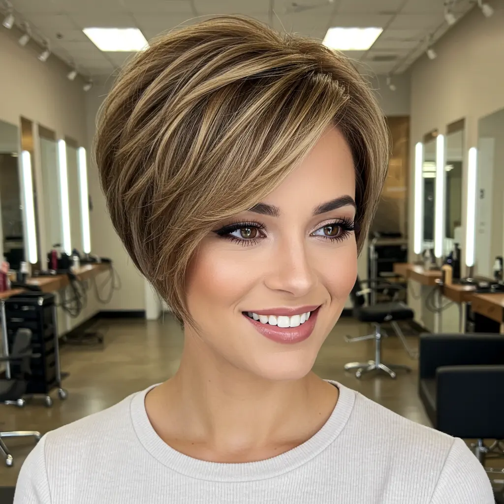 Face-Framing Fringe on a Pixie Cut