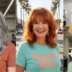 21 Flattering Layered Hair with Bangs For Women Over 60