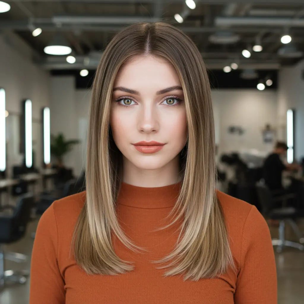 #10 Sleek Layered Cut With Low Maintenance Styling