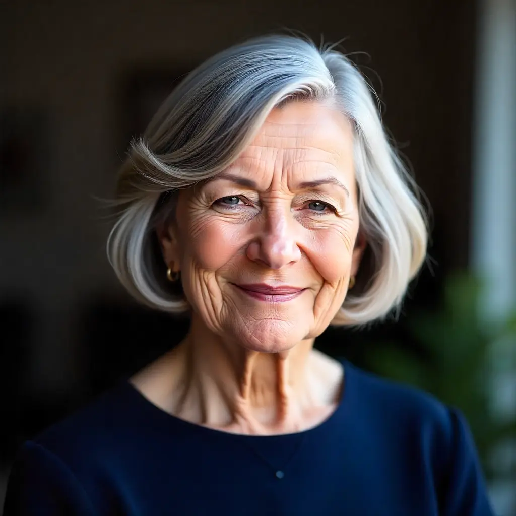 #10 Rounded Medium Bob with Fullness