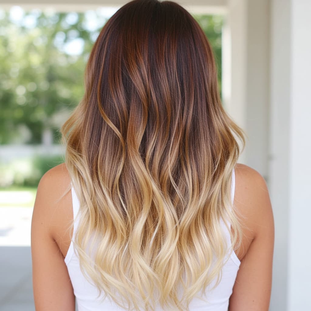 #11 Light Brunette to Soft Blonde Tips