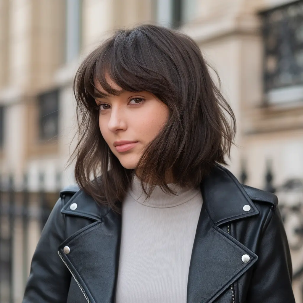 #12 Heavily Layered Wolf Cut