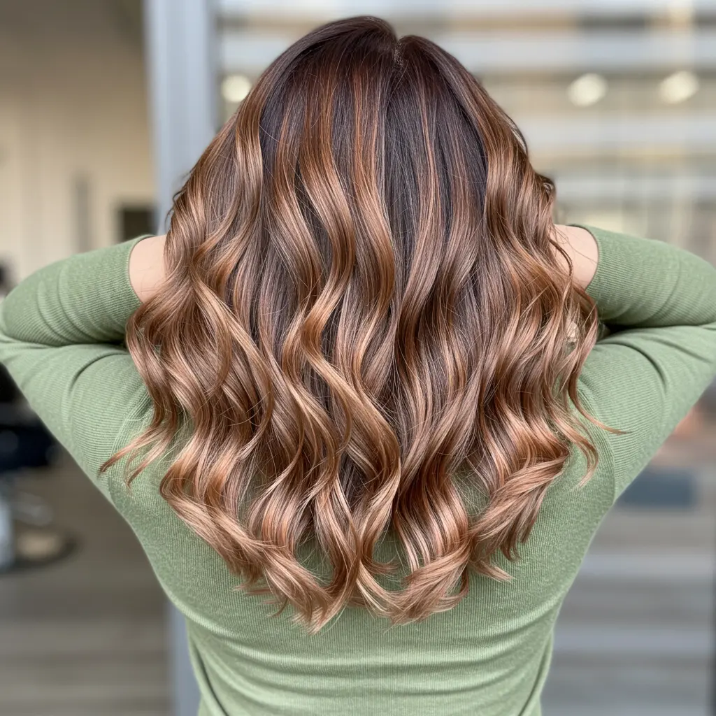 #13 Soft Brown Balayage Color