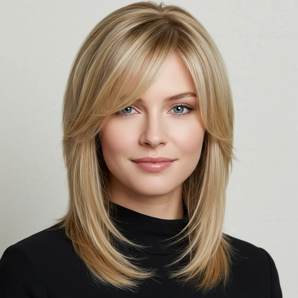 #14 Wispy Layers for Straight Hair