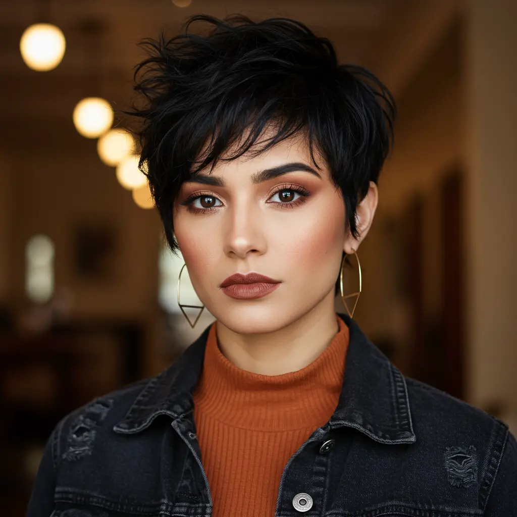 #14 Short Shag With Crown Volume