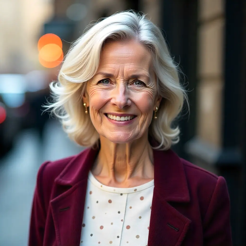 #14 Shoulder Length Cut with Volume at Crown