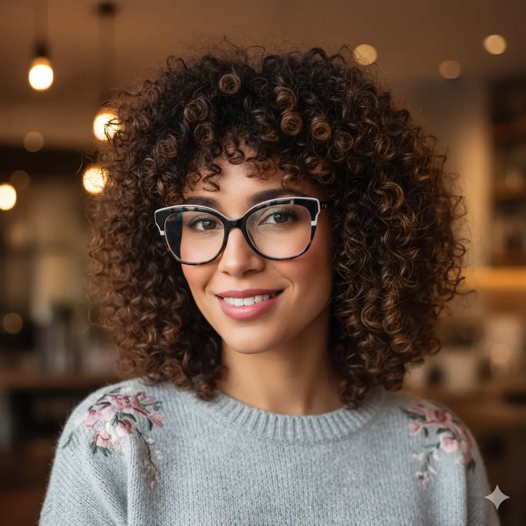 #16 Layered Cut for Natural Curls