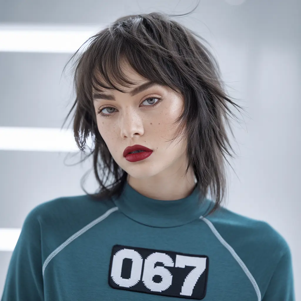 #19 Layered Wolf with a Fringe