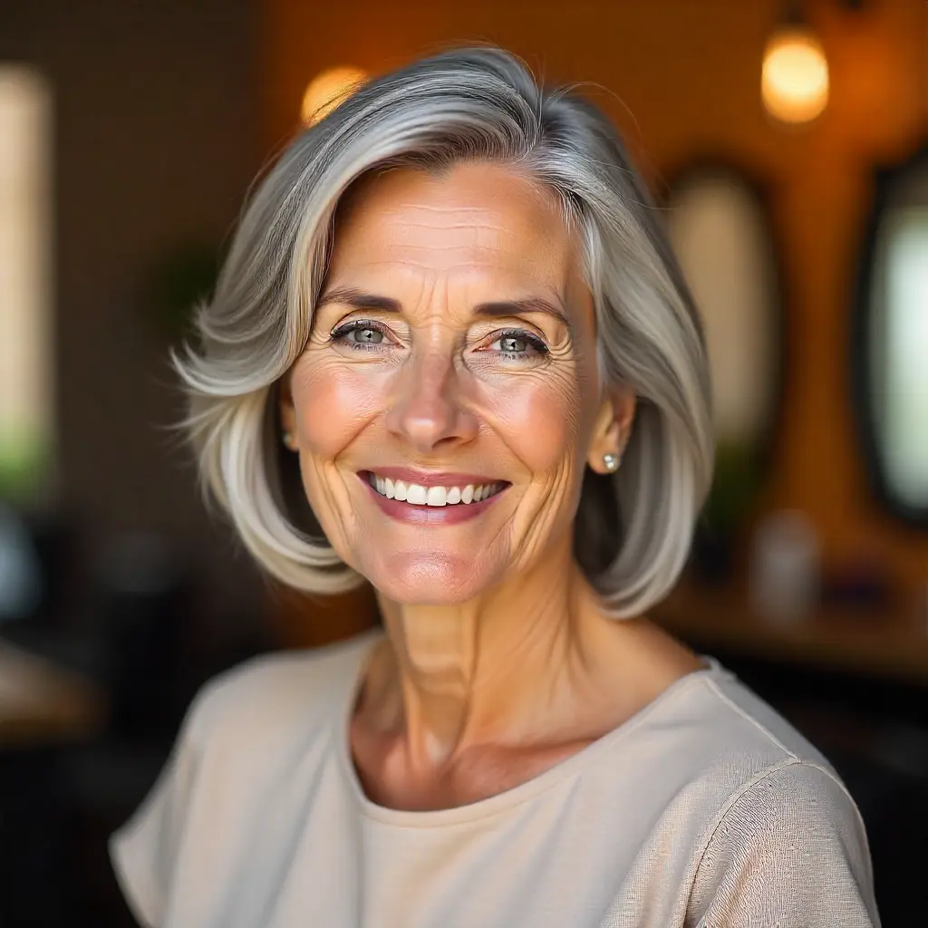 #19 Shoulder Length Hair with Face Framing Layers