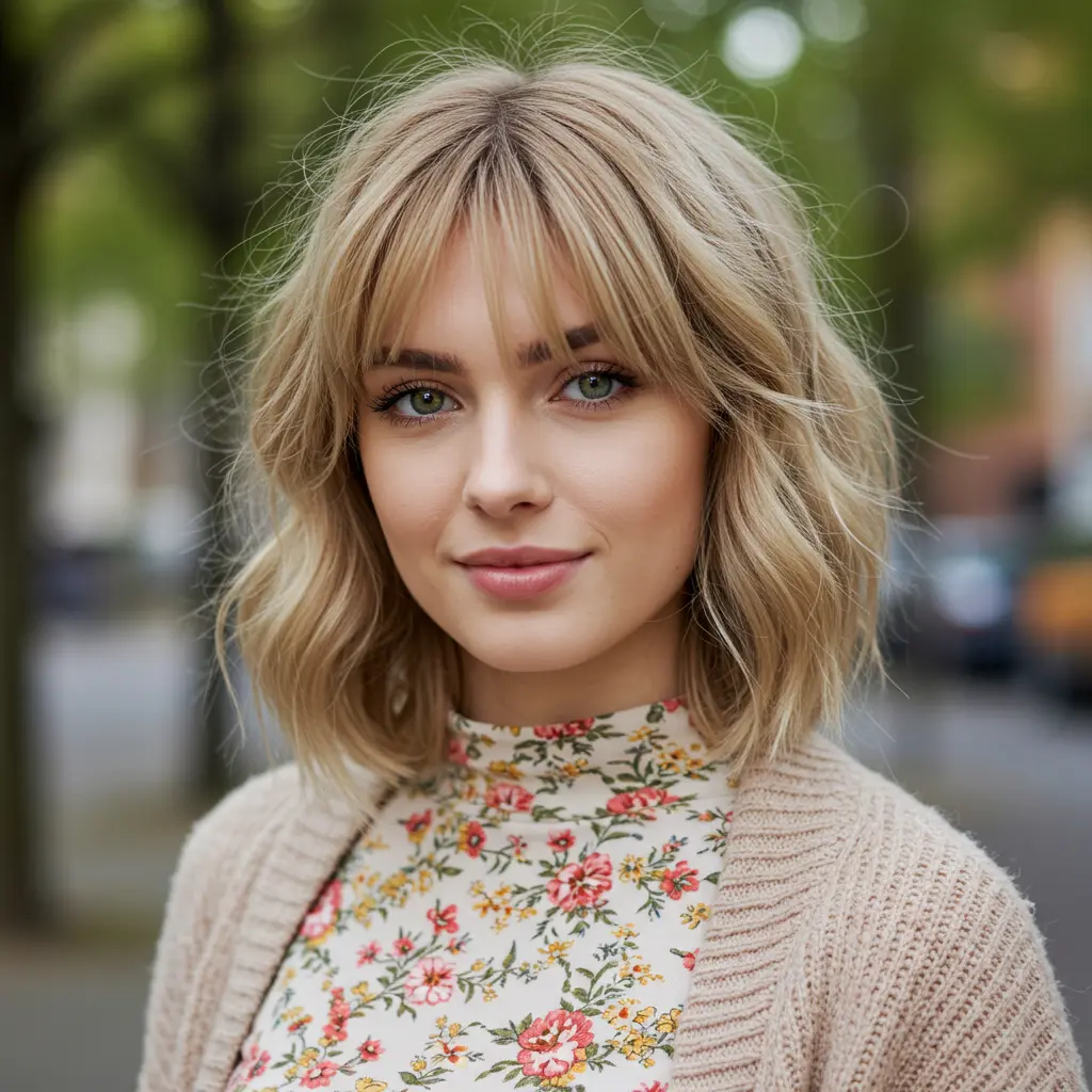 #2 Subtle Bangs With Rounded Edges