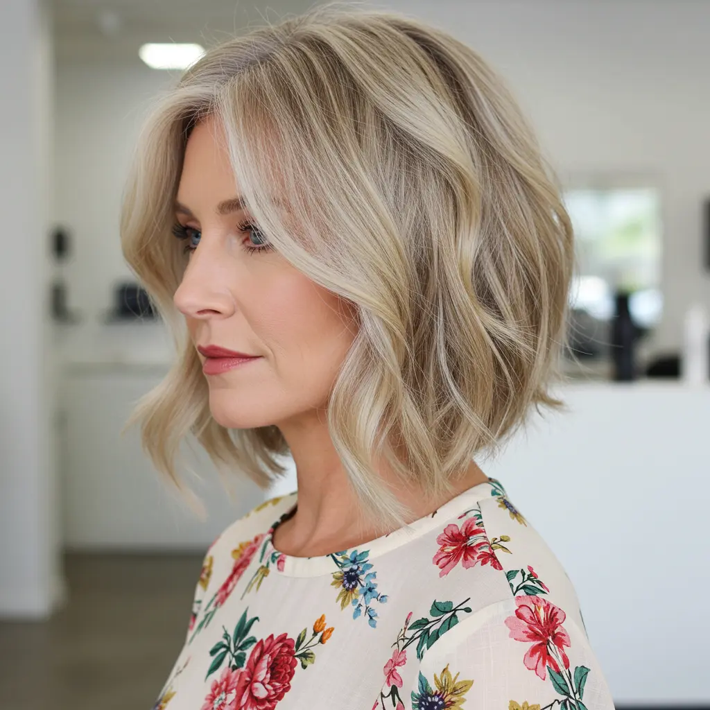 #21 Shoulder Grazing Cut With Soft Waves