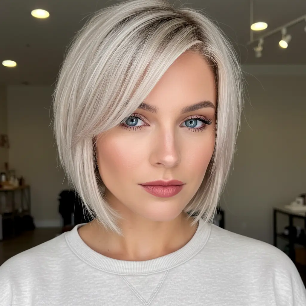 #22 Sleek Bob Cut with Fringe