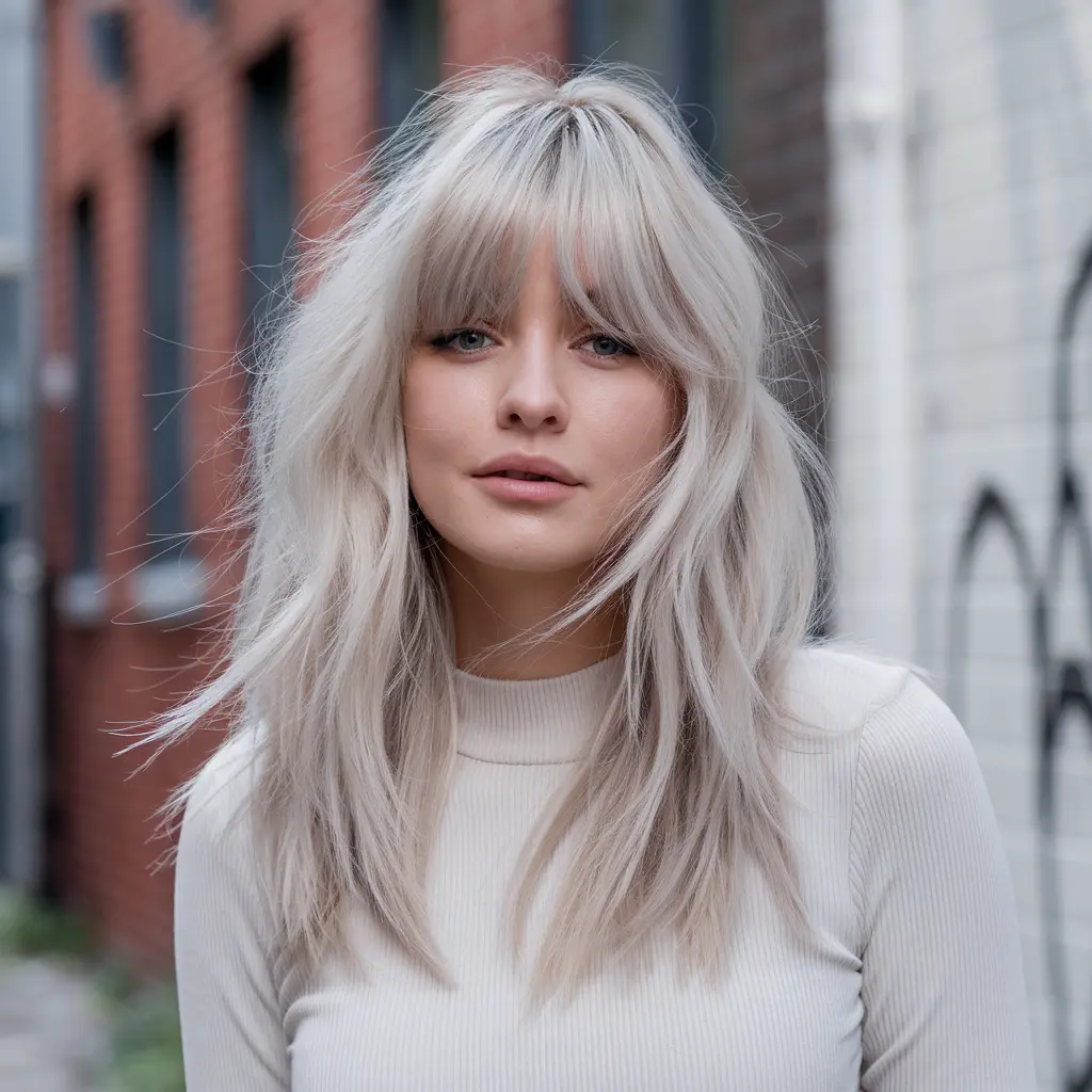 Face-Framing Feathered Layers for Square Faces