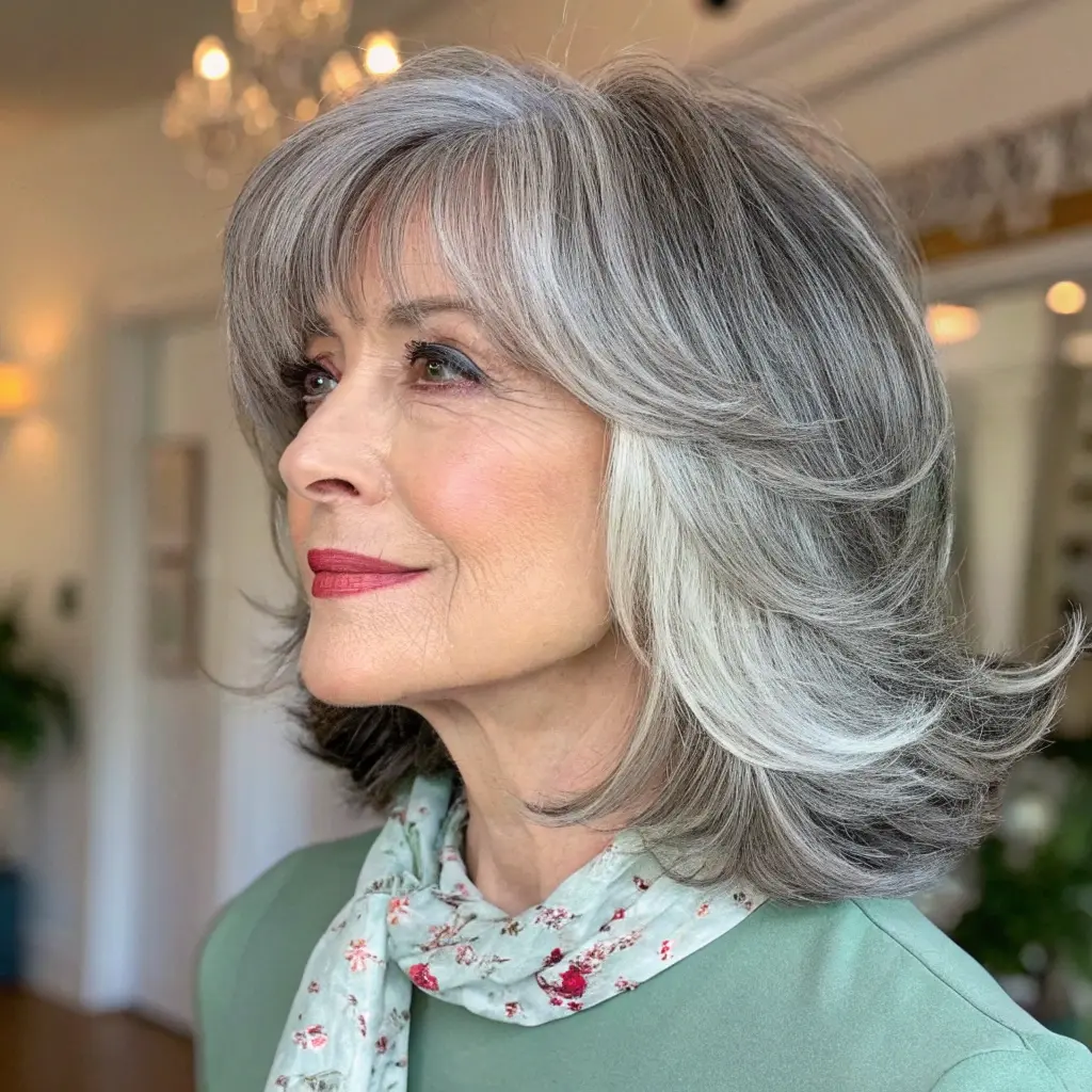 #23 Soft Layered Shaggy Bob