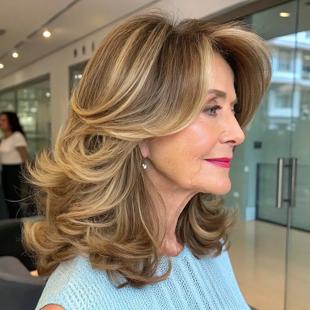 #4 Mid Length Layers with Balayage