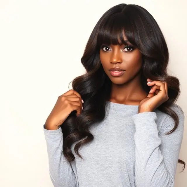 #4 Quick Weave with Fringe Bangs