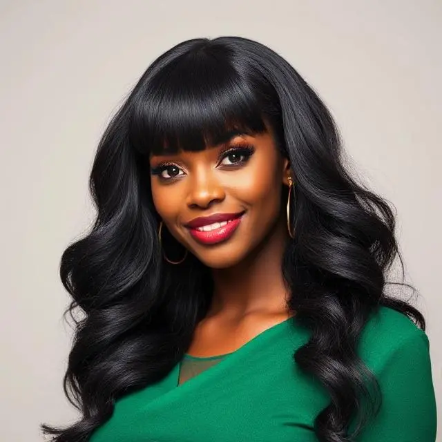 #6 90s Style Fringe Bangs