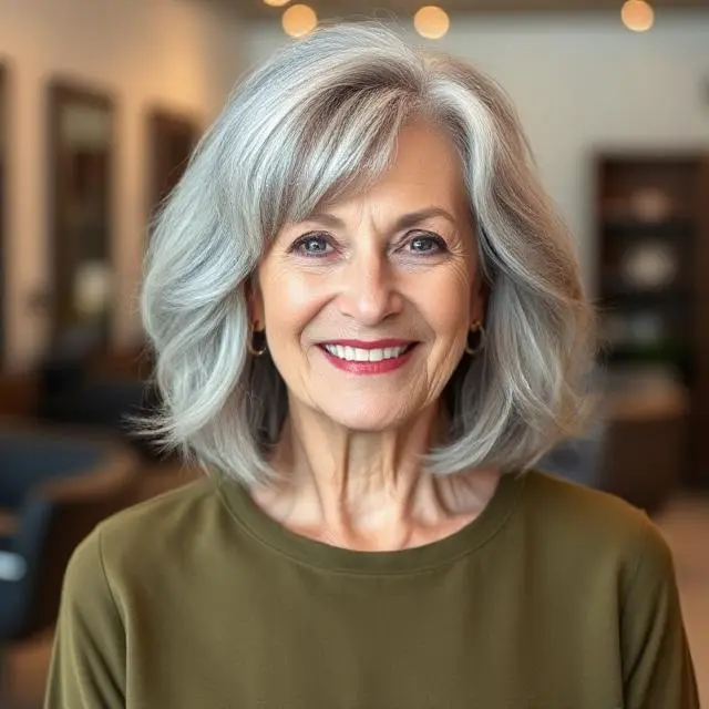 #9 Shoulder Length Feathered Bob