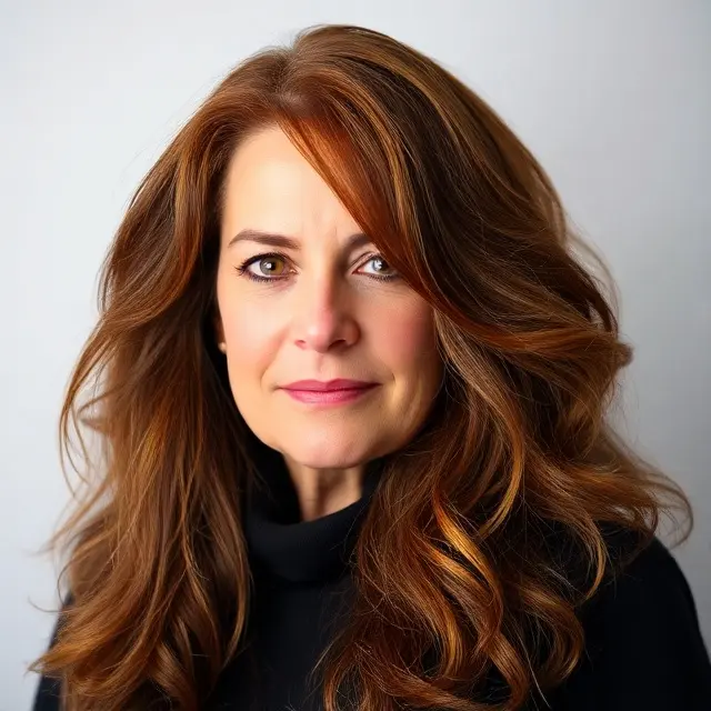 #9 Brunette Balayage Long Thick Wavy Hairstyle