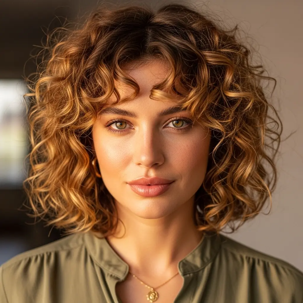 #12 Soft Lived-In Curls for Shoulder-Length Hair