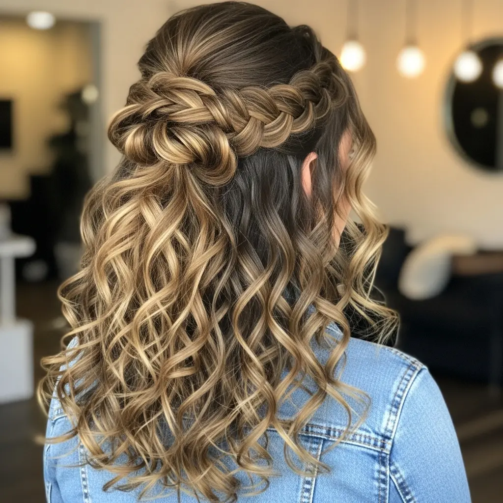#12 Long Curly Hairstyle for Work