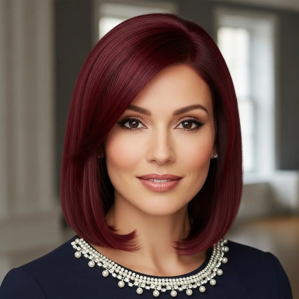 #17 Shoulder-Length Red Lob