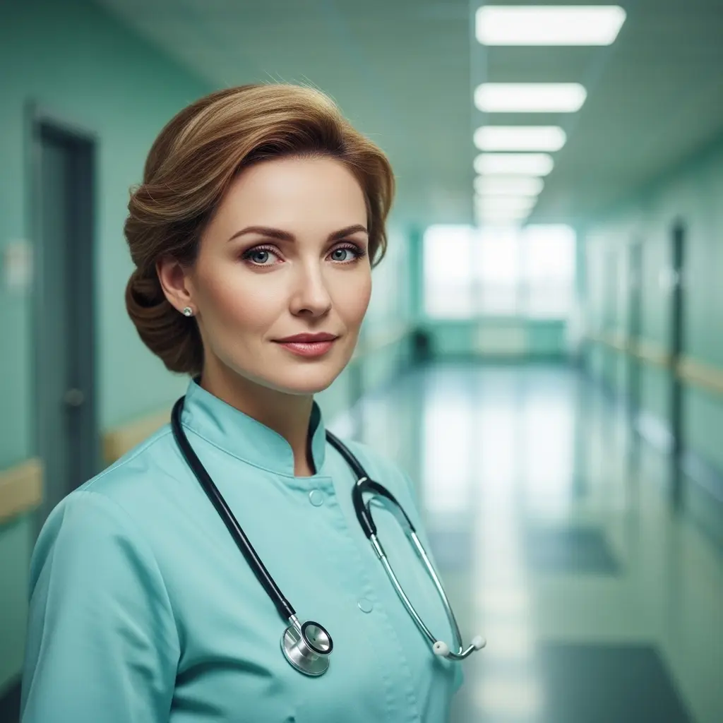 #10 Tucked Under French Roll for Hospital Settings