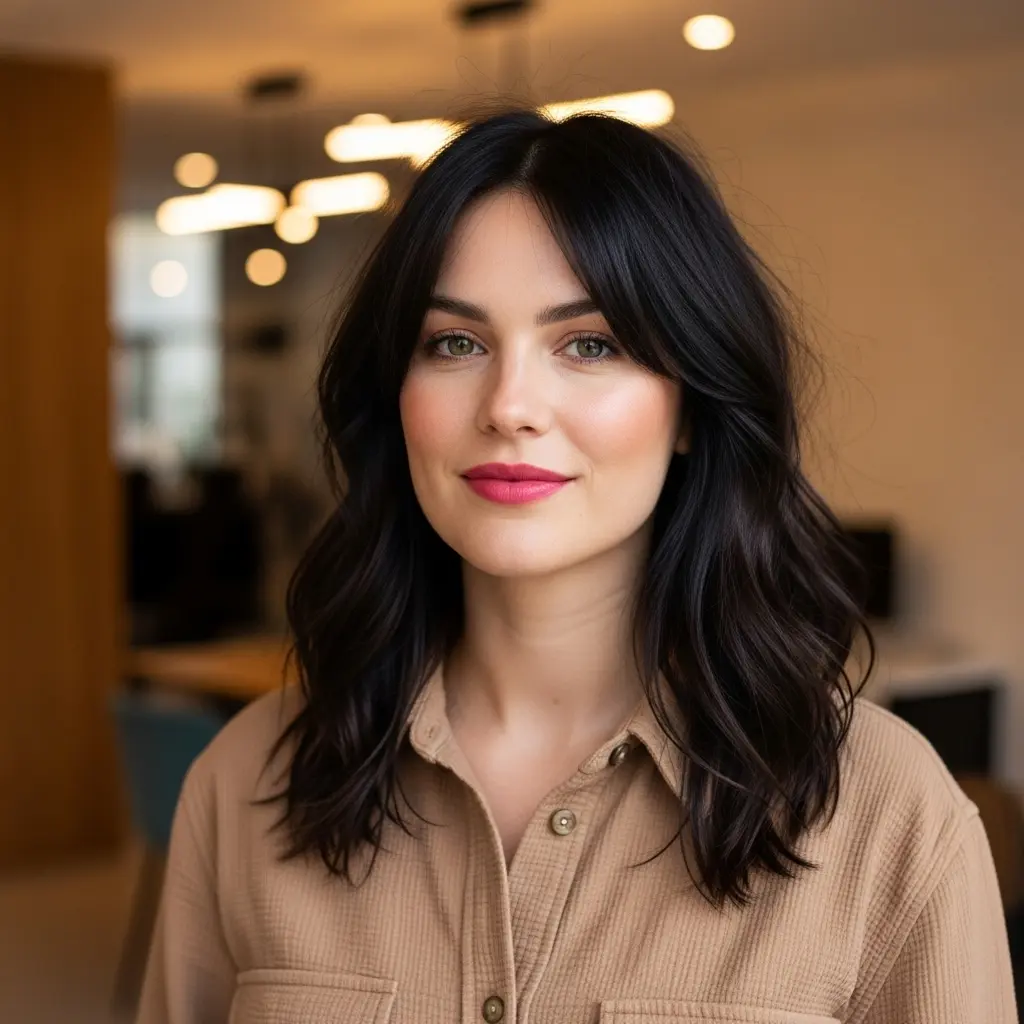 #10 Mid-Length Cut with Bangs