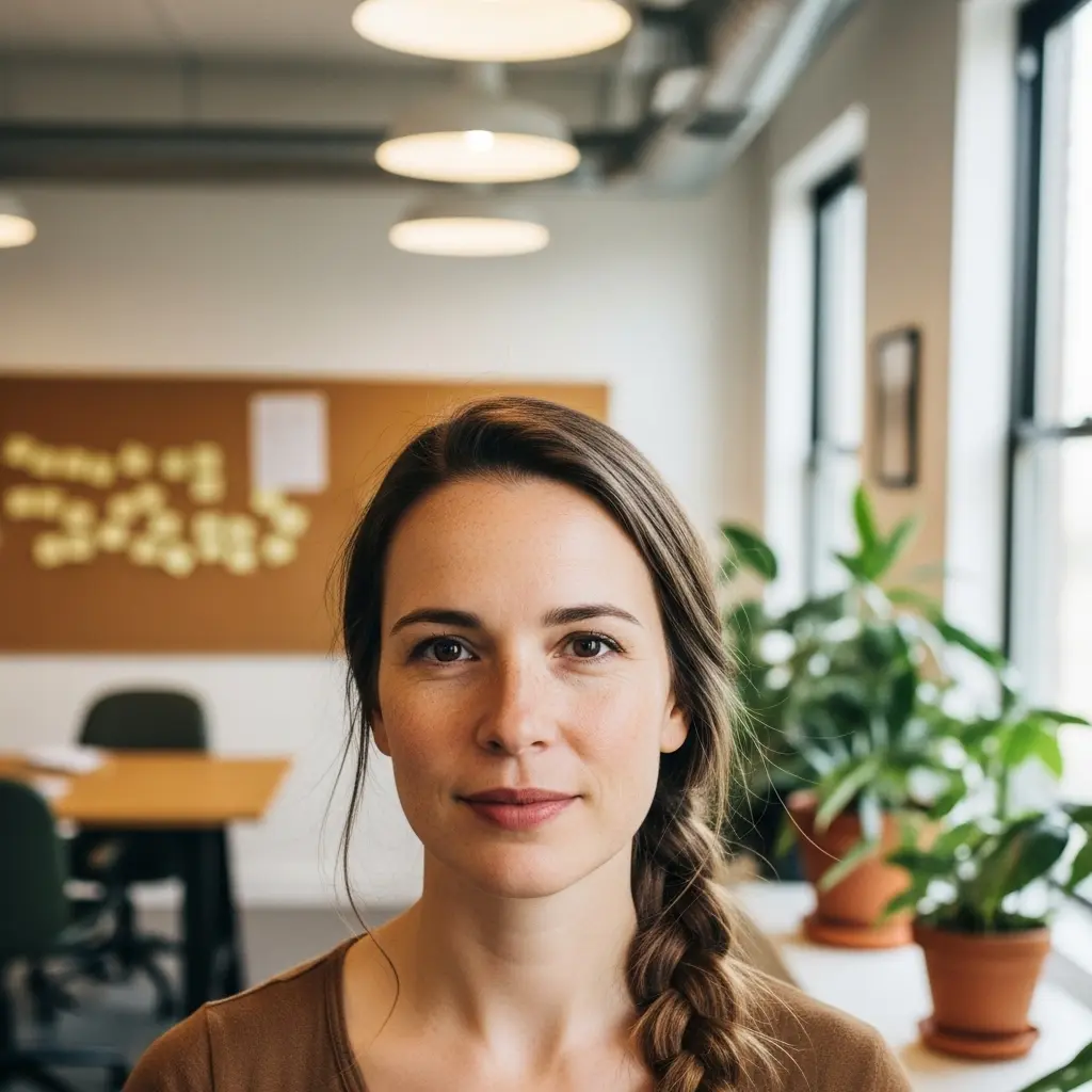 #11 Braided Low Ponytail for an Easy Professional Style