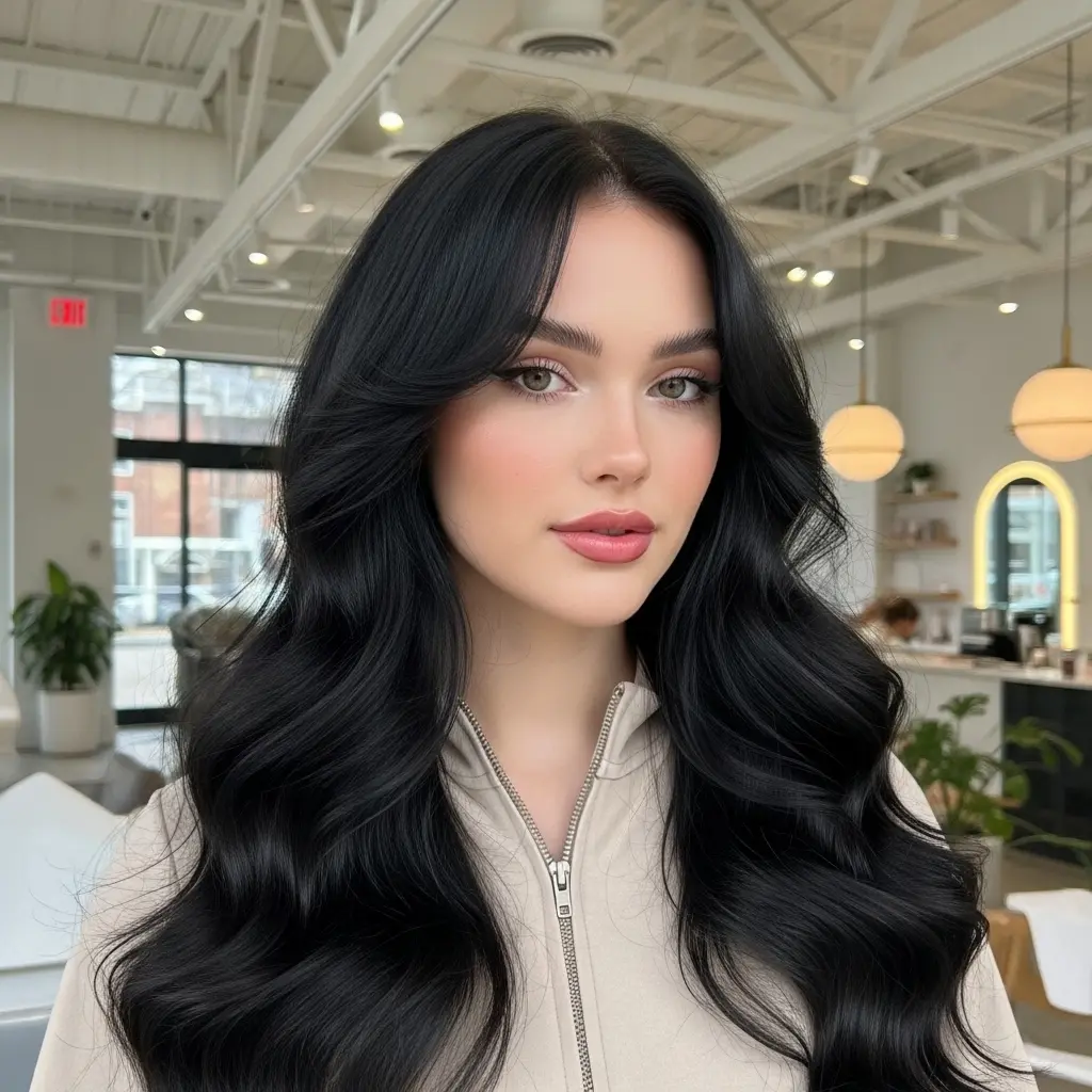 #12 Soft Full Bangs for Long Thick Hair